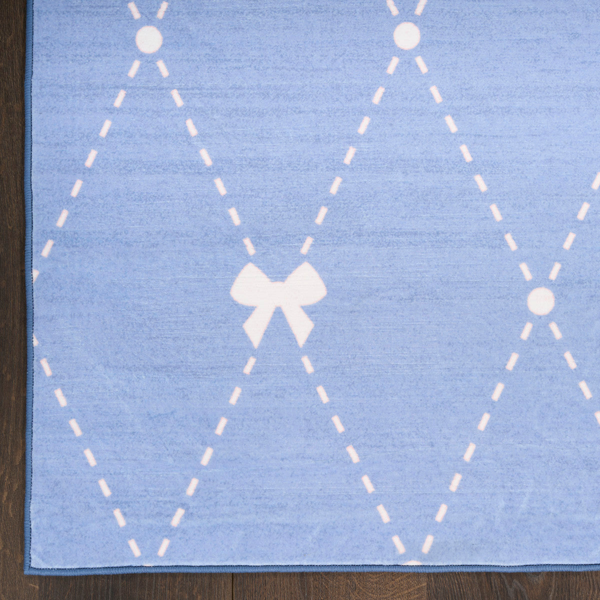 Nourison Imagination Blue Machine Washable Rug - Corner
