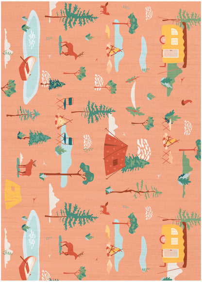 Nourison Imagination Multicolor Machine Washable Rug - 5' x 7'