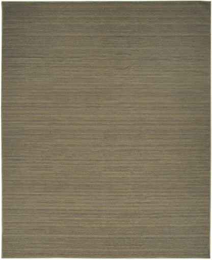 Nourison Essentials Loom Woven Green Machine Washable Rug - Main