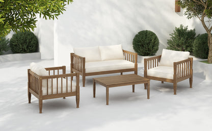 Terrace 4 Piece Acacia Wood Patio Set