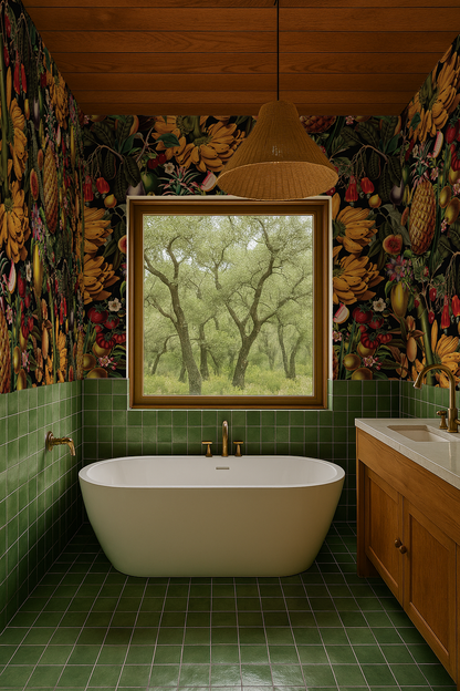 Juicy Fruit Wallpaper, black