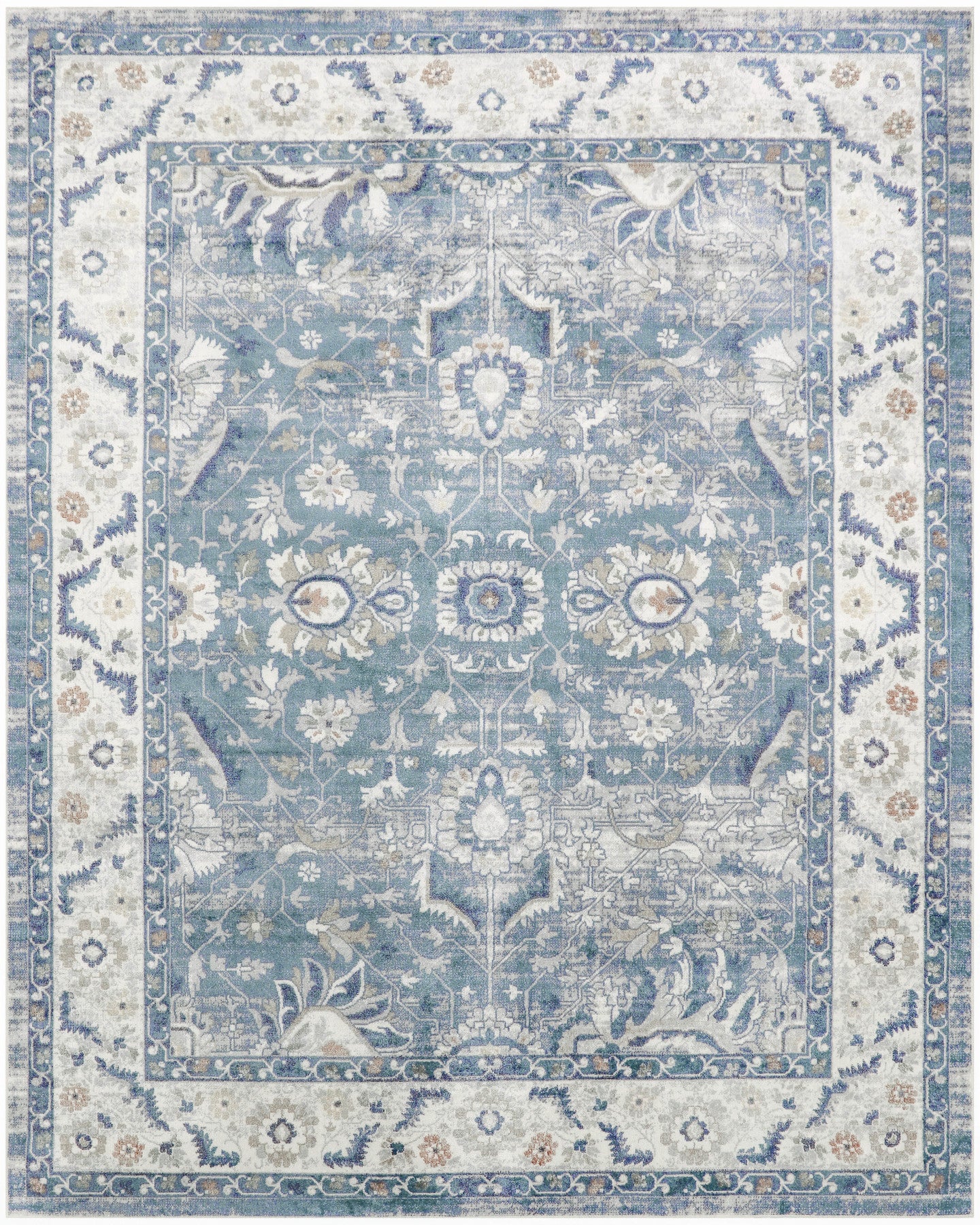 Nourison Astra Blue Pet Friendly Machine Washable Rug - Main