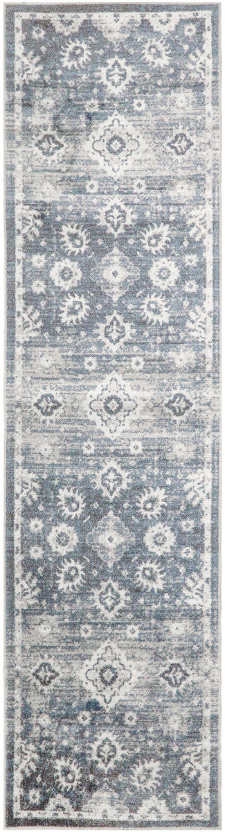 Nourison Astra Denim Pet Friendly Machine Washable Rug - 2' x 6'