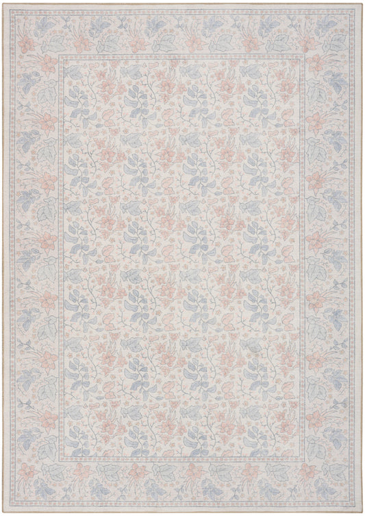 Nourison Botanical Ivory & Multicolor Machine Washable Rug - Main