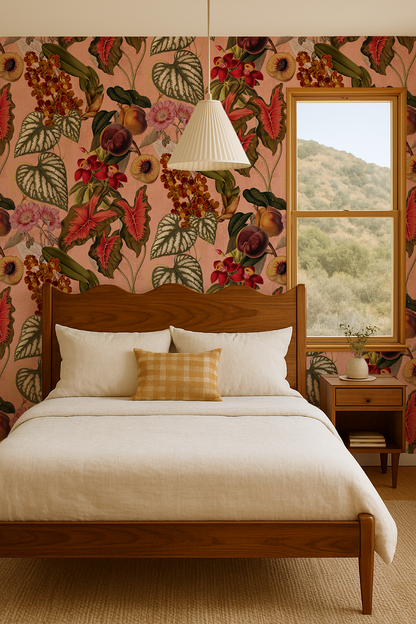 Cali Tropicale Wallpaper, peach