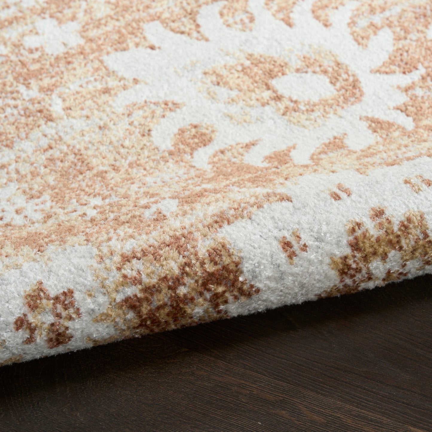 Nourison Astra Copper Pet Friendly Machine Washable Rug - Texture