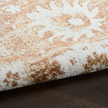 Nourison Astra Copper Pet Friendly Machine Washable Rug - Texture