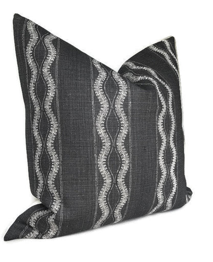 Zanzibar Pillow in Charcoal