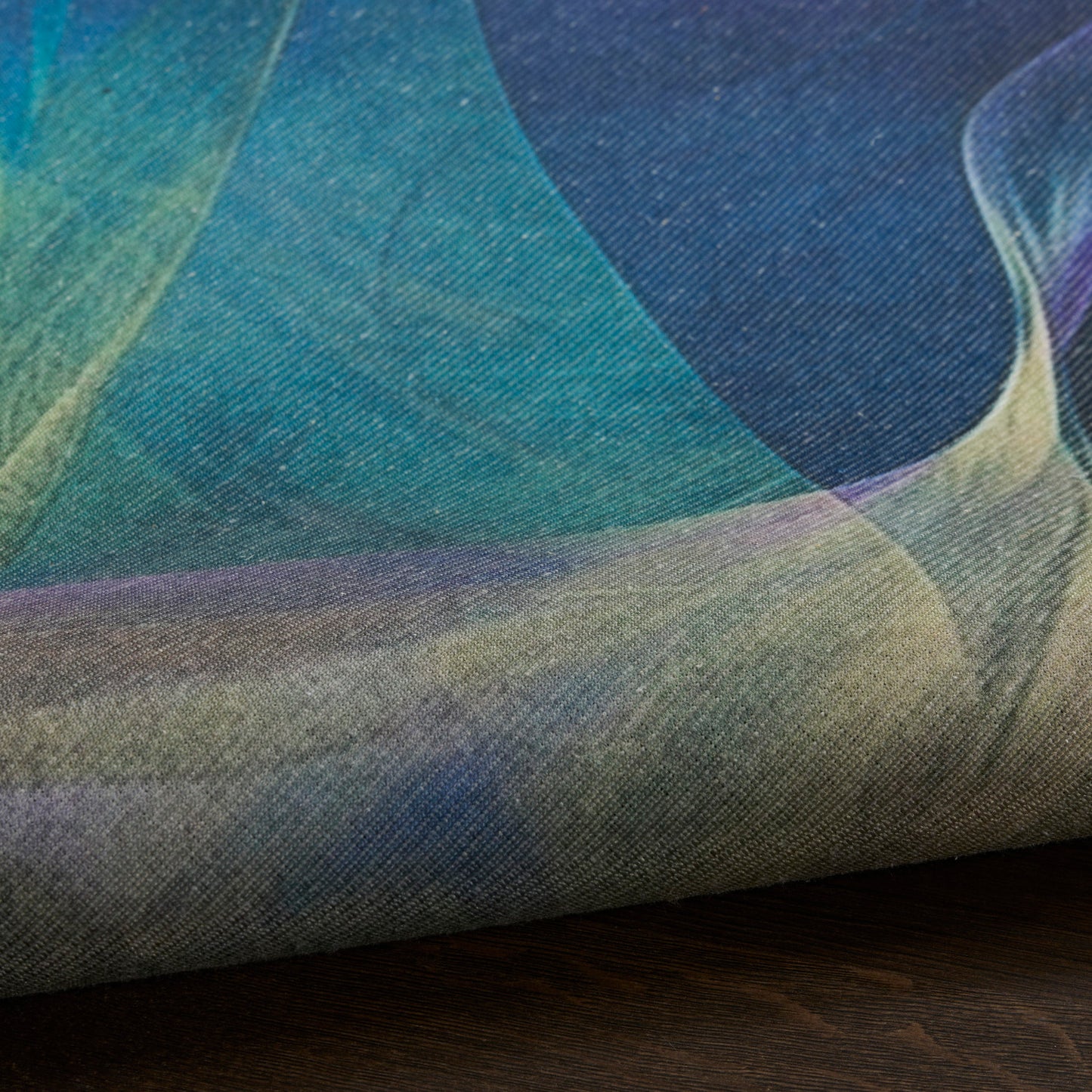 Nourison Blue & Multicolor Machine Washable Rug - Texture