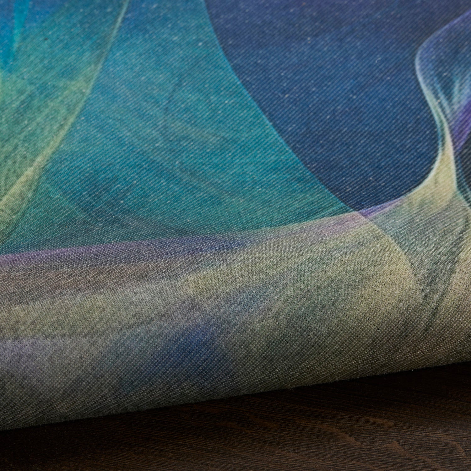 Nourison Blue & Multicolor Machine Washable Rug - Texture