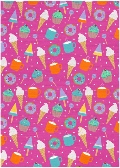 Nourison Imagination Pink & Multicolor Machine Washable Rug - 3'5" x 5'