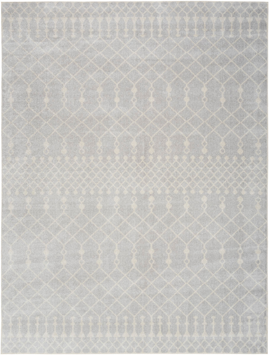 Nourison Astra Grey Pet Friendly Machine Washable Rug - 12' x 15'