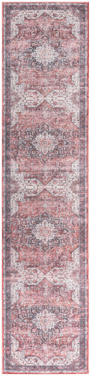 Nourison Red Machine Washable Rug - 2'2" x 8'