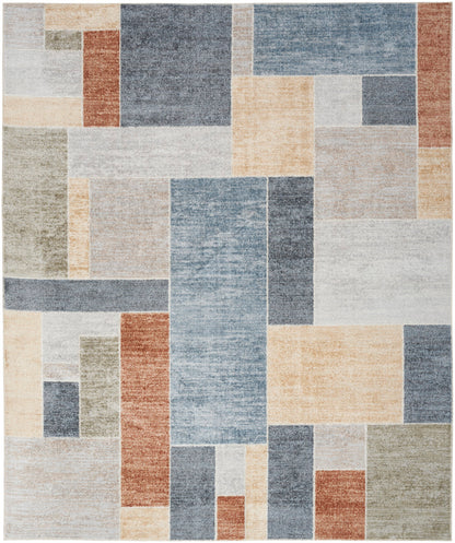 Nourison Astra Multicolor Pet Friendly Machine Washable Rug - 12' x 15'