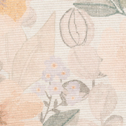 Nourison Botanical Beige & Multicolor Machine Washable Rug - Swatch