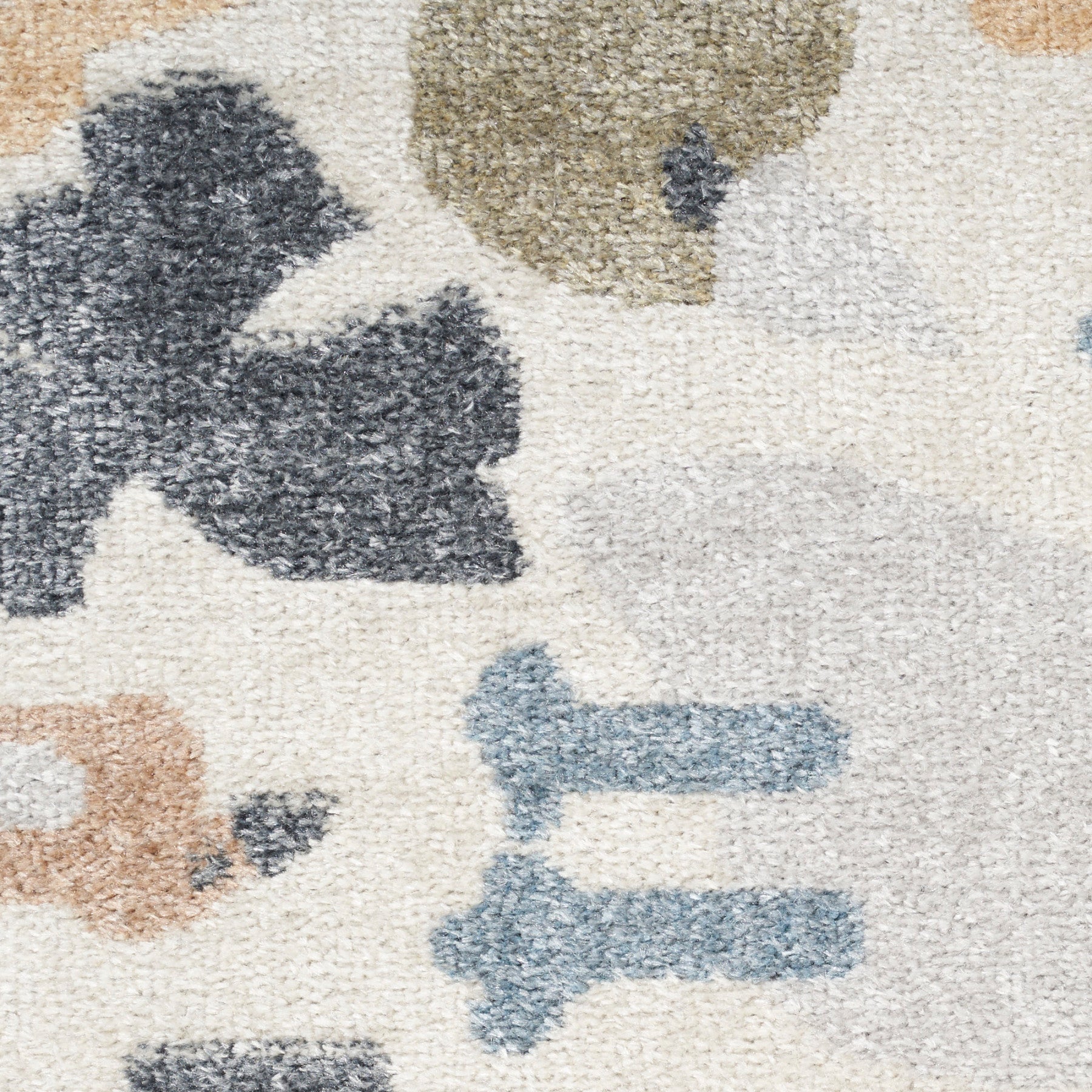 Nourison Astra Ivory Pet Friendly Machine Washable Rug - Swatch