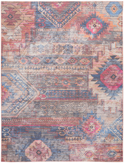 Nourison New Concept Multicolor Machine Washable Rug - 9'2" x 12'