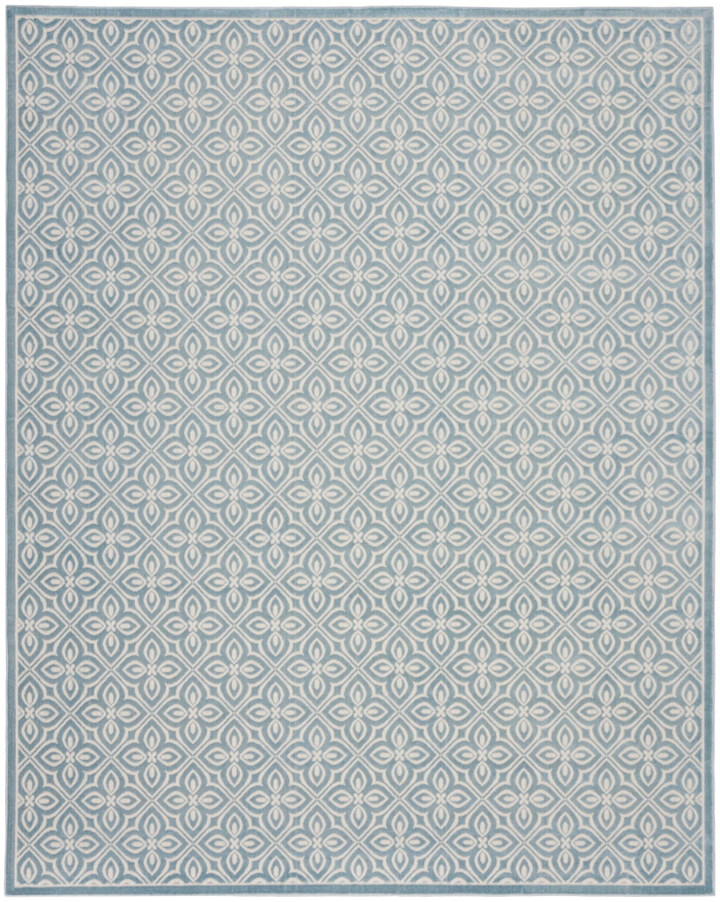 Nourison Charm Blue & Ivory Pet Friendly Machine Washable Rug - Main