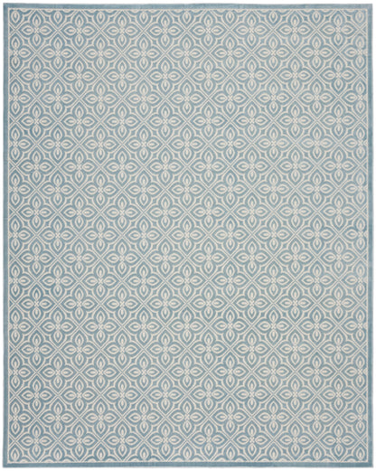 Nourison Charm Blue & Ivory Pet Friendly Machine Washable Rug - Main