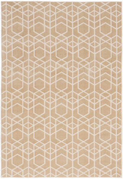 Nourison Charm Beige & Ivory Pet Friendly Machine Washable Rug - 5' x 7'