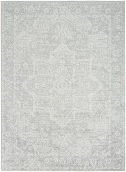 Nourison Astra Grey Pet Friendly Machine Washable Rug - 5'3" x 7'