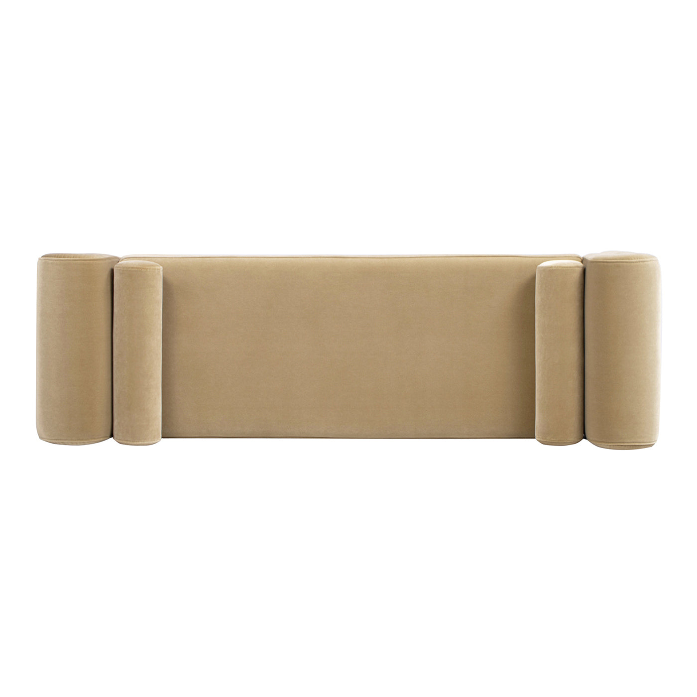 Mason Arched Arm Bench with Bolster Pillows