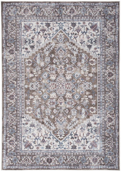 Nourison New Concept Olive & Ivory Machine Washable Rug - Main