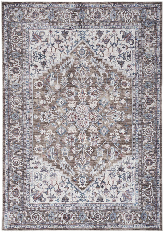 Nourison New Concept Olive & Ivory Machine Washable Rug - Main