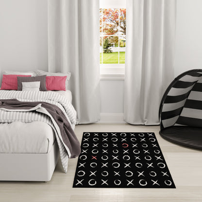 Nourison Imagination Black Machine Washable Rug - Room Scene