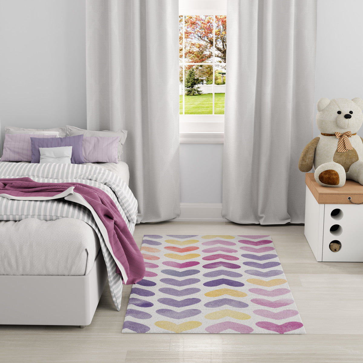 Nourison Imagination Multicolor Machine Washable Rug - Room Scene