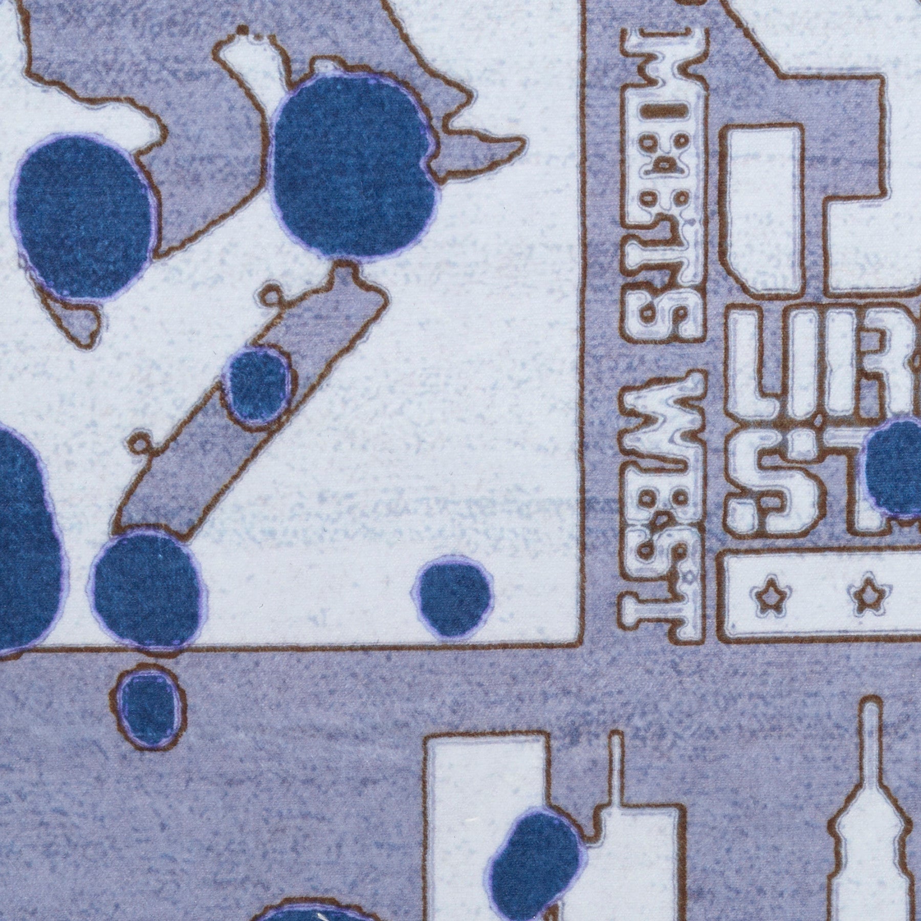Nourison Imagination Blue Machine Washable Rug - Swatch