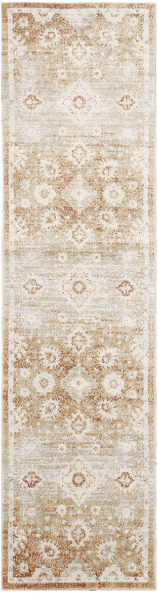 Nourison Astra Copper Pet Friendly Machine Washable Rug - 2' x 6'