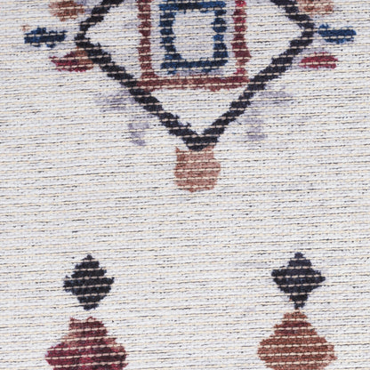 Nourison New Concept Ivory & Multicolor Machine Washable Rug - Swatch