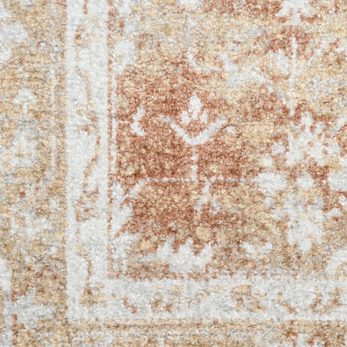 Nourison Astra Rust & Multicolor Pet Friendly Machine Washable Rug - Swatch