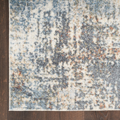 Nourison Astra Multicolor Pet Friendly Machine Washable Rug - Corner