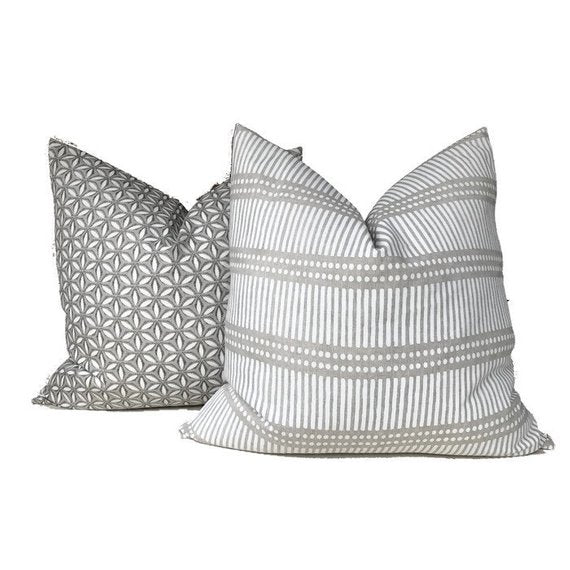 Dash Dot Pillow in Chalk, Walter G Pillows