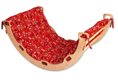 Large Montessori Climbing Arch/Rocker w/ Pillow Set
