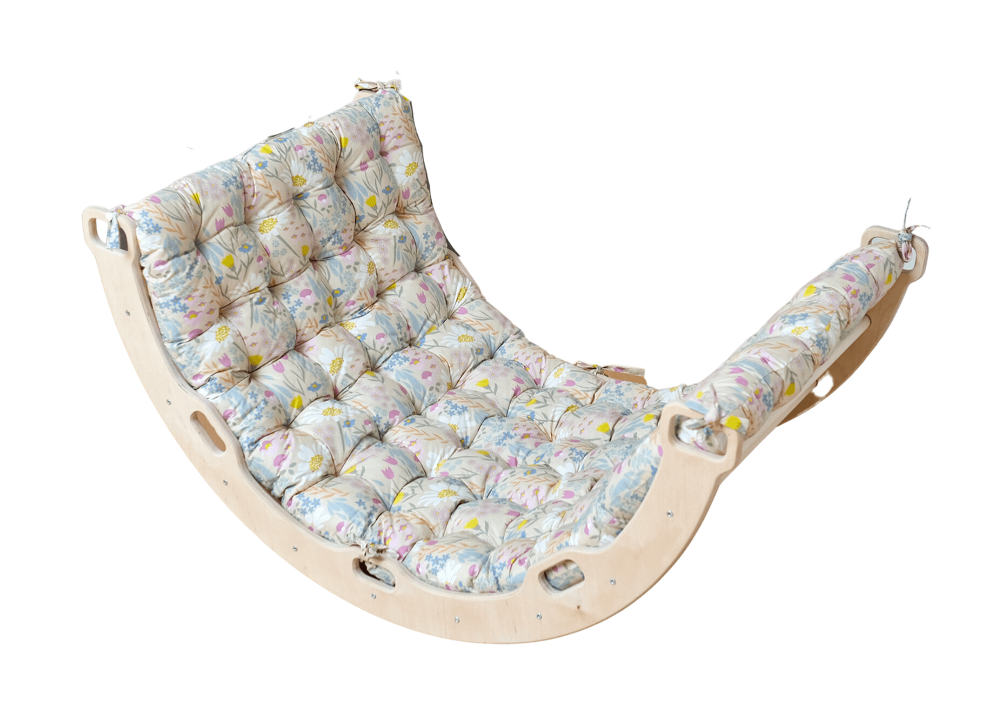 Large Montessori Climbing Arch/Rocker w/ Pillow Set