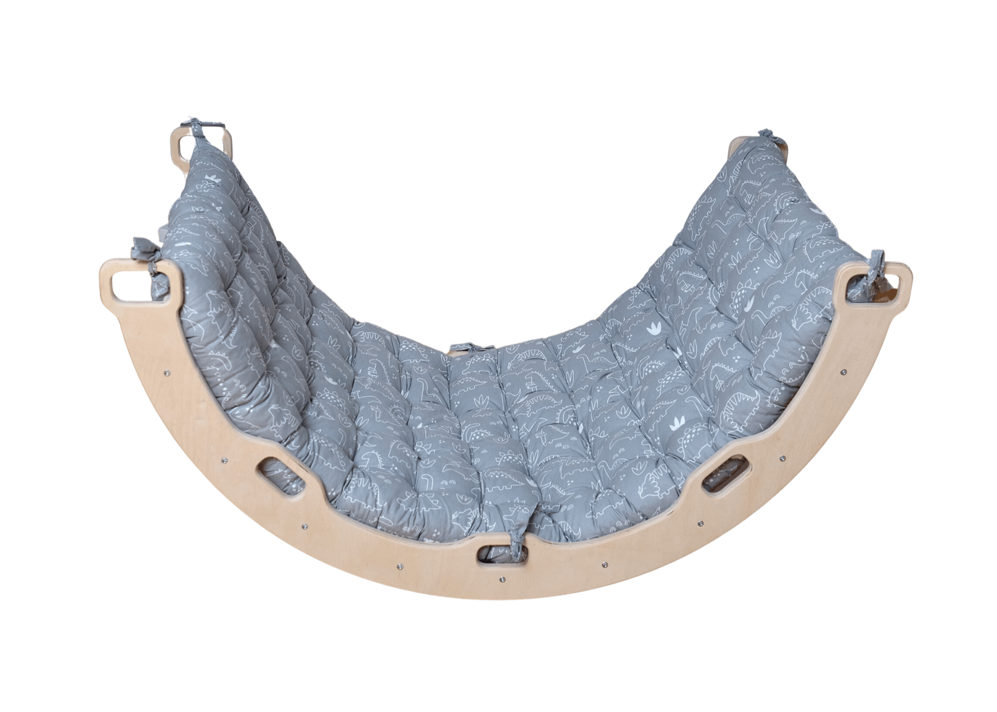 Large Montessori Climbing Arch/Rocker w/ Pillow Set