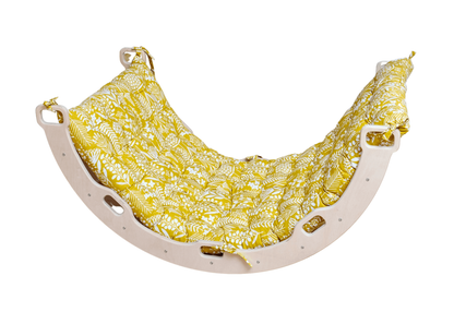 Large Montessori Climbing Arch/Rocker w/ Pillow Set