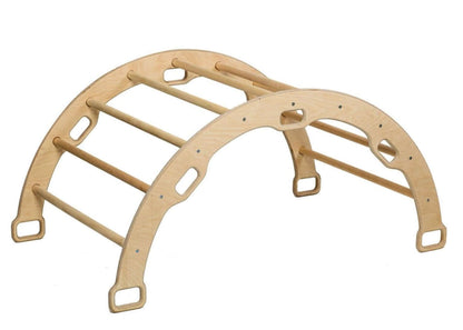 Large Montessori Climbing Arch/Rocker w/ Pillow Set