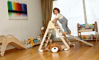 Montessori Foldable Climbing Triangle w/ Ramp Set