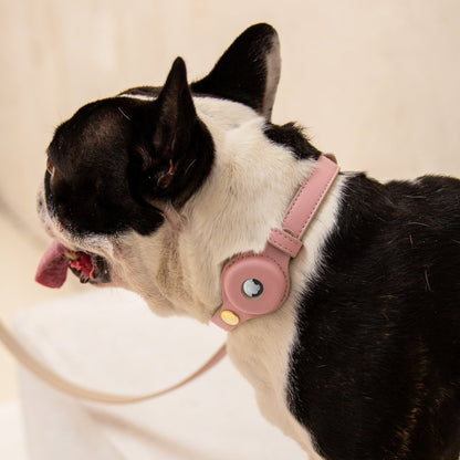 Vegan Leather Collar for Air Tag
