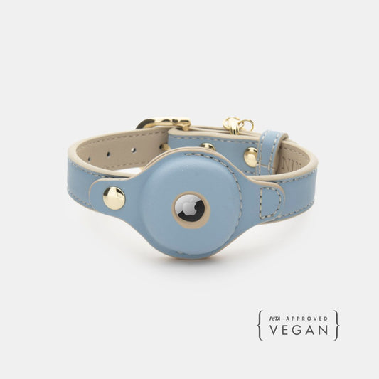 Vegan Leather Collar for Air Tag