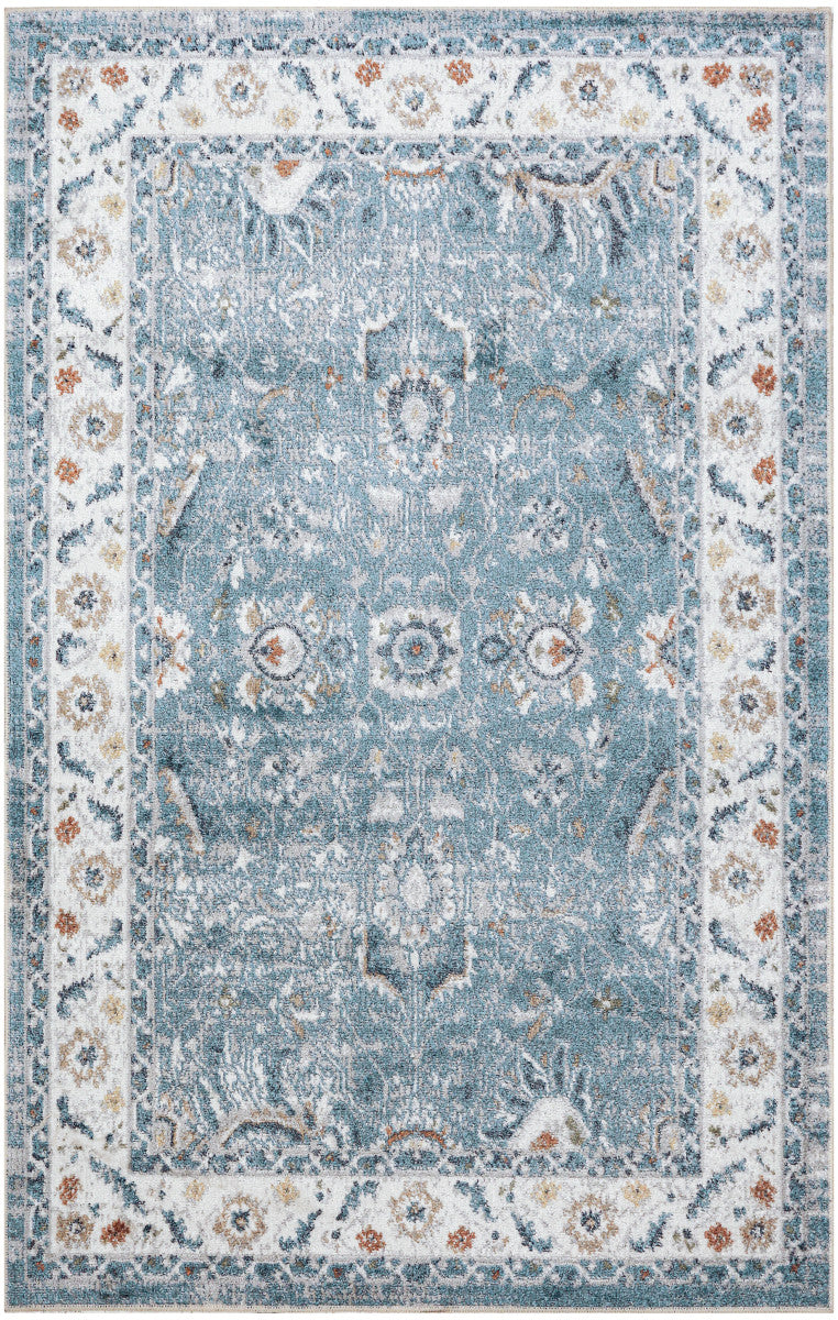 Nourison Astra Blue Pet Friendly Machine Washable Rug - 3'3" x 5'