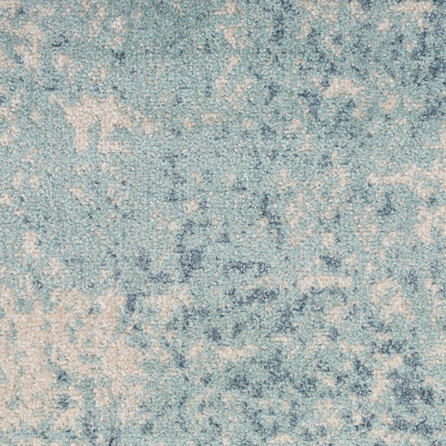Nourison Astra Blue & Ivory Pet Friendly Machine Washable Rug - Swatch