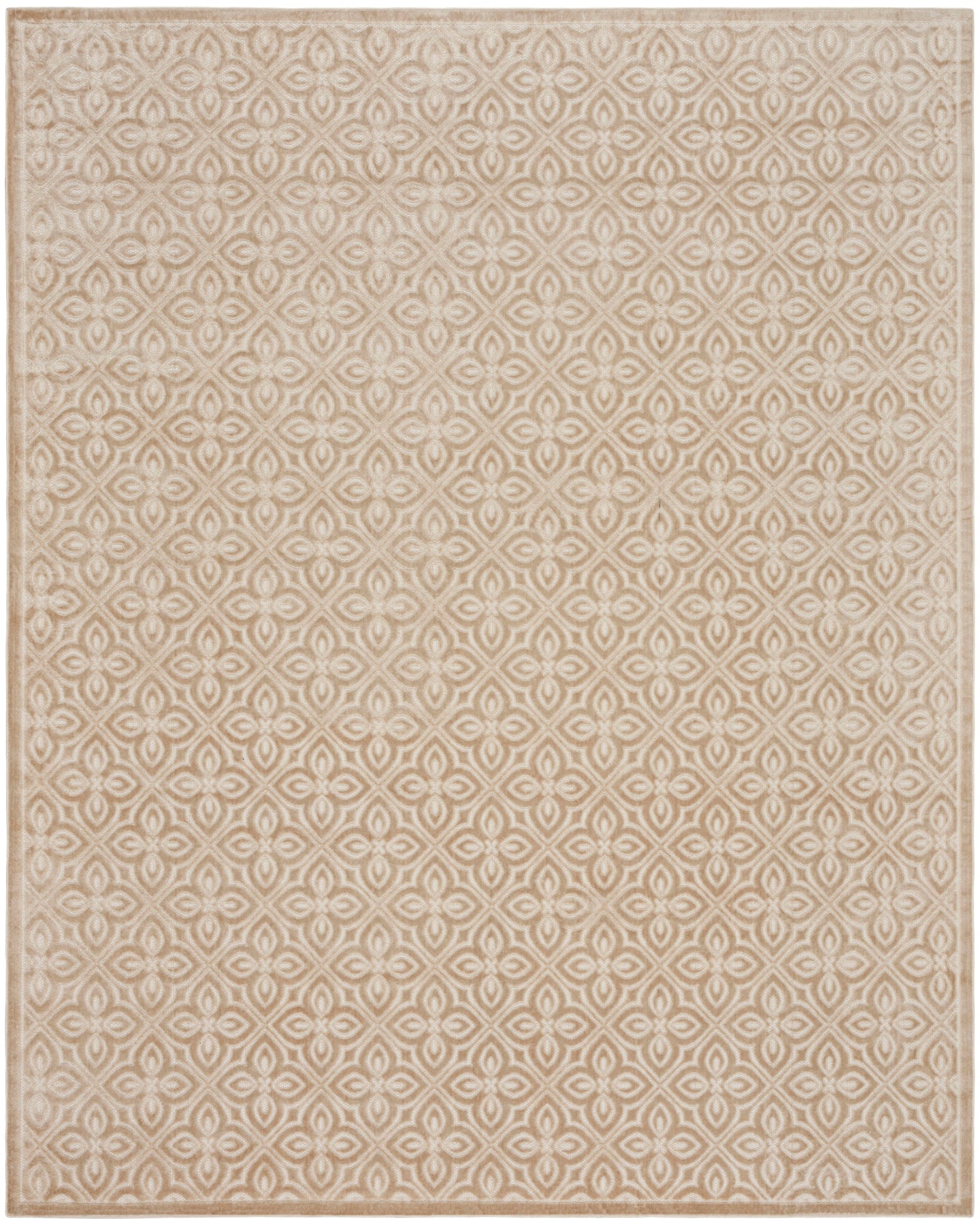 Nourison Charm Beige & Ivory Pet Friendly Machine Washable Rug - Main