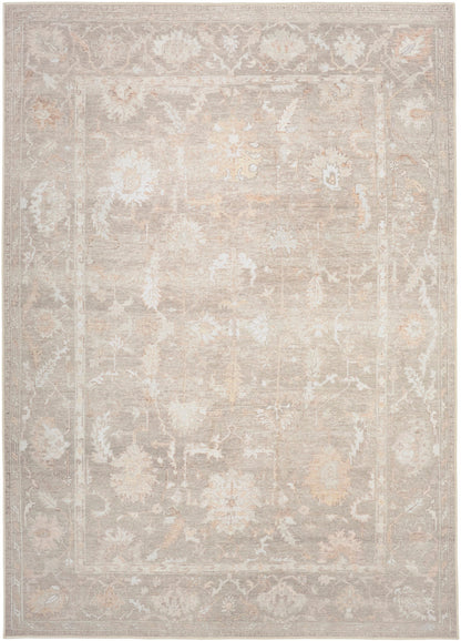 Nourison Vintage Grey Machine Washable Rug - 5'3" x 7'3"