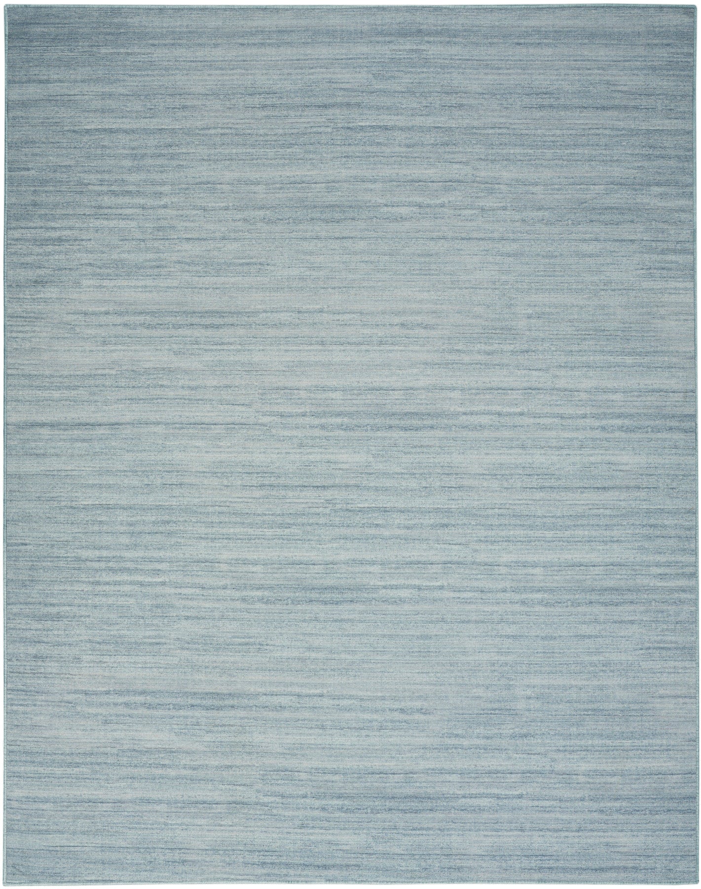 Nourison Essentials Loom Woven Aqua Machine Washable Rug - Main