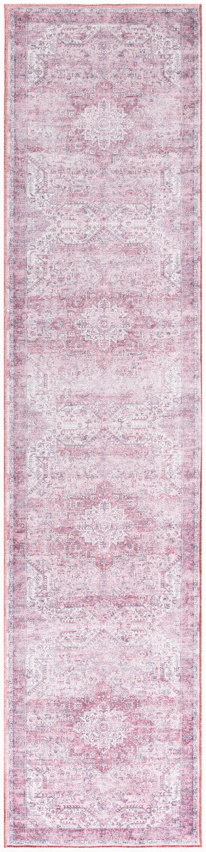 Nourison Pink Machine Washable Rug - 2'2" x 8'